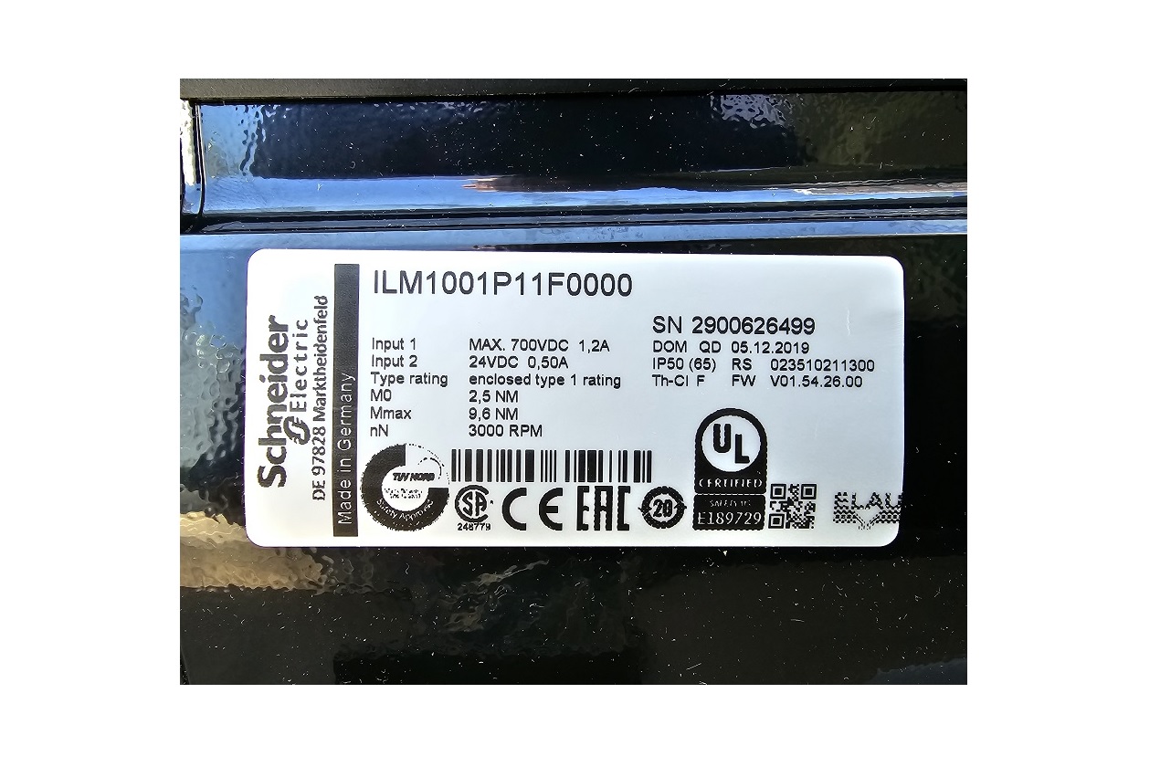 Сервомотор Schneider ILM1001P11F0000 код Prasmatic 2230380394
